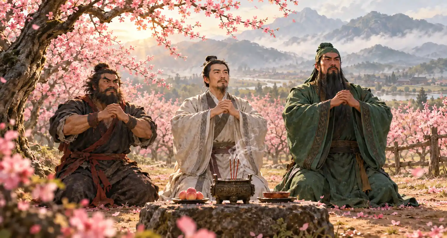 Romance of the Three Kingdoms Chapter 1: The Peach Garden Oath